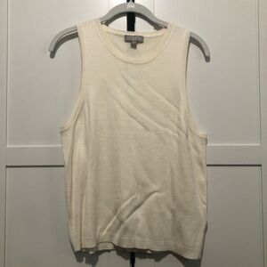 J. Crew Women's Ivory Sweater Tank Top